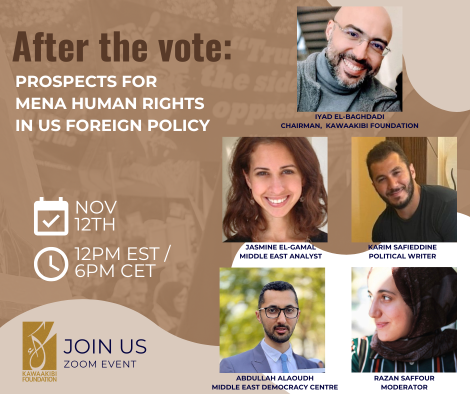 After the Vote: Prospects for MENA Human Rights in U.S. Foreign Policy